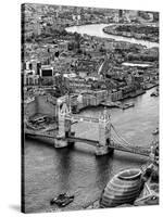 View of City of London with Tower Bridge - London - UK - England - United Kingdom - Europe-Philippe Hugonnard-Stretched Canvas