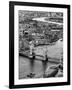 View of City of London with Tower Bridge - London - UK - England - United Kingdom - Europe-Philippe Hugonnard-Framed Photographic Print