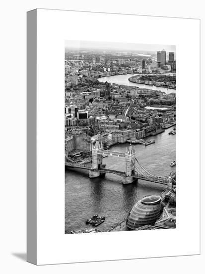 View of City of London with Tower Bridge - London - UK - England - United Kingdom - Europe-Philippe Hugonnard-Stretched Canvas