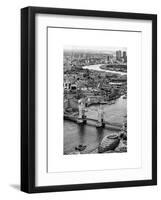 View of City of London with Tower Bridge - London - UK - England - United Kingdom - Europe-Philippe Hugonnard-Framed Art Print