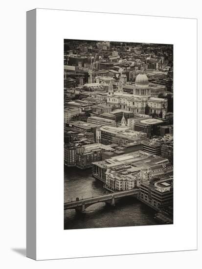 View of City of London with Tower Bridge - London - UK - England - United Kingdom - Europe-Philippe Hugonnard-Stretched Canvas