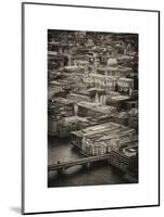 View of City of London with Tower Bridge - London - UK - England - United Kingdom - Europe-Philippe Hugonnard-Mounted Art Print
