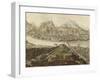 View of City of Salzburg on Salzach River with Old City and Hohensalzburg Fortress-null-Framed Giclee Print