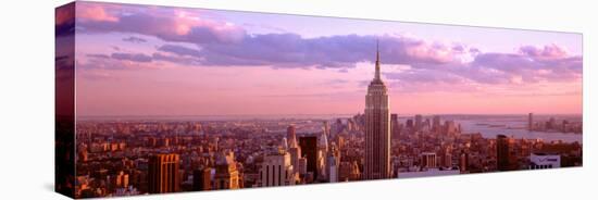 View of City, Rockefeller Center, Midtown Manhattan, Manhattan, New York City, New York State, USA-null-Stretched Canvas