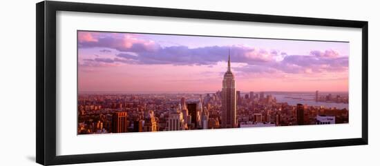 View of City, Rockefeller Center, Midtown Manhattan, Manhattan, New York City, New York State, USA-null-Framed Premium Photographic Print