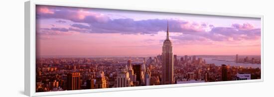 View of City, Rockefeller Center, Midtown Manhattan, Manhattan, New York City, New York State, USA-null-Framed Photographic Print