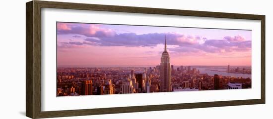 View of City, Rockefeller Center, Midtown Manhattan, Manhattan, New York City, New York State, USA-null-Framed Photographic Print