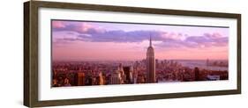 View of City, Rockefeller Center, Midtown Manhattan, Manhattan, New York City, New York State, USA-null-Framed Photographic Print