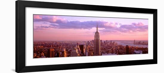 View of City, Rockefeller Center, Midtown Manhattan, Manhattan, New York City, New York State, USA-null-Framed Photographic Print