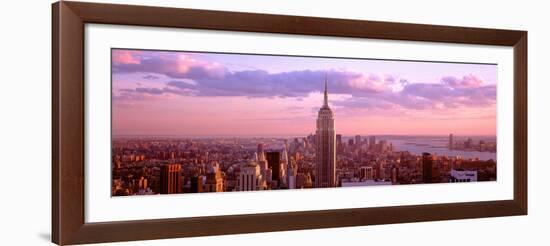 View of City, Rockefeller Center, Midtown Manhattan, Manhattan, New York City, New York State, USA-null-Framed Photographic Print