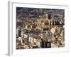 View of City Showing the Cathedral, from the Watch Tower of the Alcazaba, Granada, Andalucia, Spain-Sheila Terry-Framed Photographic Print