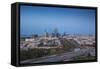 View of City Skyline, Abu Dhabi, United Arab Emirates, Middle East-Jane Sweeney-Framed Stretched Canvas