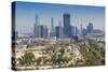 View of City Skyline, Abu Dhabi, United Arab Emirates, Middle East-Jane Sweeney-Stretched Canvas