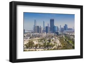 View of City Skyline, Abu Dhabi, United Arab Emirates, Middle East-Jane Sweeney-Framed Photographic Print