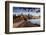 View of city skyline and Vancouver Lookout Tower from CRAB Park at Portside, Vancouver, British Col-Frank Fell-Framed Photographic Print