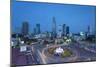 View of City Skyline at Dusk, Ho Chi Minh City, Vietnam, Indochina, Southeast Asia, Asia-Ian Trower-Mounted Photographic Print