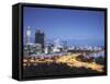 View of City Skyline, Perth, Western Australia, Australia, Pacific-Ian Trower-Framed Stretched Canvas