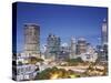 View of City Skyline, Perth, Western Australia, Australia-Ian Trower-Stretched Canvas