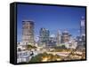 View of City Skyline, Perth, Western Australia, Australia-Ian Trower-Framed Stretched Canvas