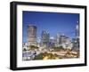 View of City Skyline, Perth, Western Australia, Australia-Ian Trower-Framed Photographic Print