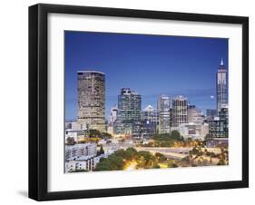 View of City Skyline, Perth, Western Australia, Australia-Ian Trower-Framed Photographic Print