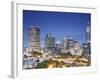 View of City Skyline, Perth, Western Australia, Australia-Ian Trower-Framed Photographic Print