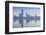 View of City Skyline Reflecting in Persian Gulf, Abu Dhabi, United Arab Emirates, Middle East-Jane Sweeney-Framed Photographic Print