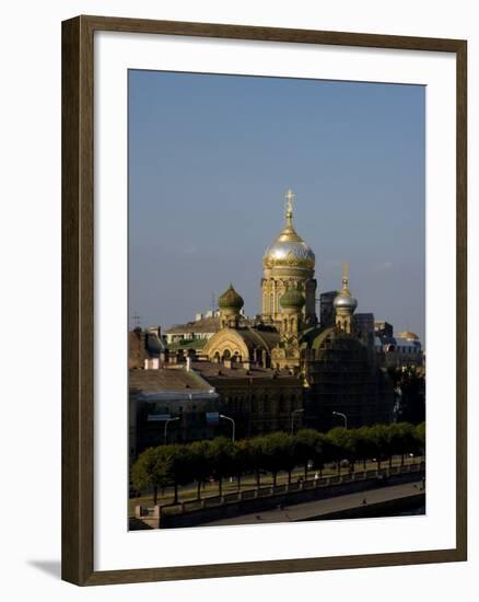View of City, St. Petersburg, Russia-Nancy & Steve Ross-Framed Photographic Print