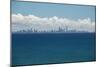 View of cityscape at the waterfront, Surfer's Paradise, Gold Coast, Queensland, Australia-Panoramic Images-Mounted Photographic Print