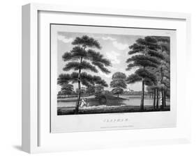 View of Clapham, London, 1792-William Ellis-Framed Giclee Print