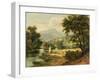 View of Clappersgate on the River Brathay Above Windermere-Ramsay Richard Reinagle-Framed Giclee Print