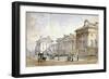 View of Clarence Terrace in Regent's Park, London, 1827-George Shepherd-Framed Giclee Print