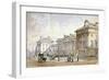 View of Clarence Terrace in Regent's Park, London, 1827-George Shepherd-Framed Giclee Print