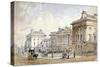 View of Clarence Terrace in Regent's Park, London, 1827-George Shepherd-Stretched Canvas