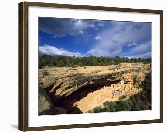 View of Cliff Palace, Mesa Verde National Park, Colorado, USA-Stefano Amantini-Framed Photographic Print