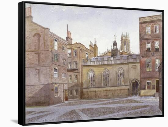 View of Clifford's Inn and Hall, London, 1884-John Crowther-Framed Stretched Canvas