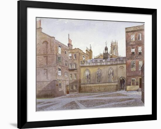 View of Clifford's Inn and Hall, London, 1884-John Crowther-Framed Giclee Print