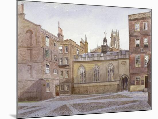 View of Clifford's Inn and Hall, London, 1884-John Crowther-Mounted Giclee Print