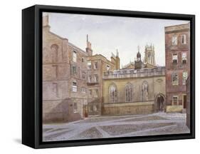 View of Clifford's Inn and Hall, London, 1884-John Crowther-Framed Stretched Canvas