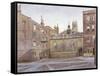 View of Clifford's Inn and Hall, London, 1884-John Crowther-Framed Stretched Canvas
