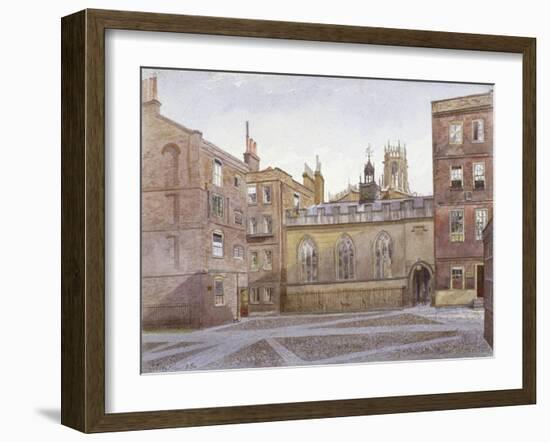 View of Clifford's Inn and Hall, London, 1884-John Crowther-Framed Giclee Print