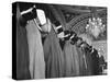 View of Cloakroom Showing the Hats of the Diplomats Attending Hamilton Lewis's Funeral-Thomas D^ Mcavoy-Stretched Canvas