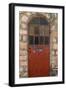 View of closed door, Safed (Zfat), Galilee, Israel-null-Framed Photographic Print