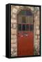 View of closed door, Safed (Zfat), Galilee, Israel-null-Framed Stretched Canvas