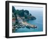 View of Coastline, Dalmatia, Croatia-Russell Young-Framed Premium Photographic Print