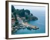 View of Coastline, Dalmatia, Croatia-Russell Young-Framed Photographic Print