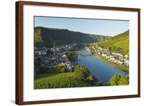 View of Cochem and Moselle River (Mosel), Rhineland-Palatinate, Germany, Europe-Jochen Schlenker-Framed Photographic Print