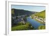 View of Cochem and Moselle River (Mosel), Rhineland-Palatinate, Germany, Europe-Jochen Schlenker-Framed Photographic Print