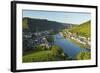 View of Cochem and Moselle River (Mosel), Rhineland-Palatinate, Germany, Europe-Jochen Schlenker-Framed Photographic Print