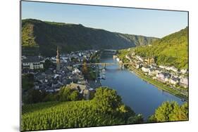 View of Cochem and Moselle River (Mosel), Rhineland-Palatinate, Germany, Europe-Jochen Schlenker-Mounted Photographic Print